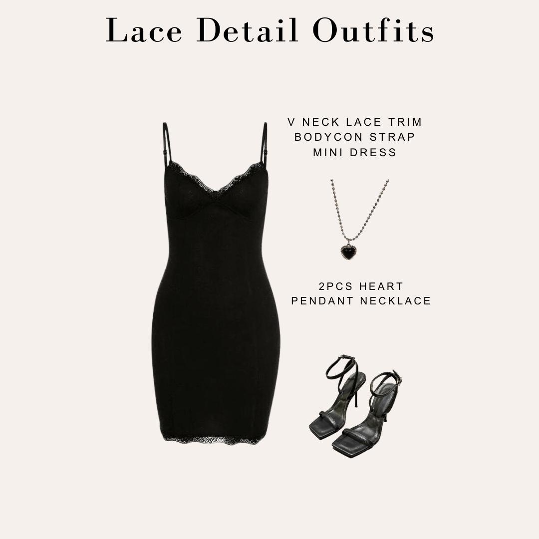 Lace Detail Outfits - AnotherChill